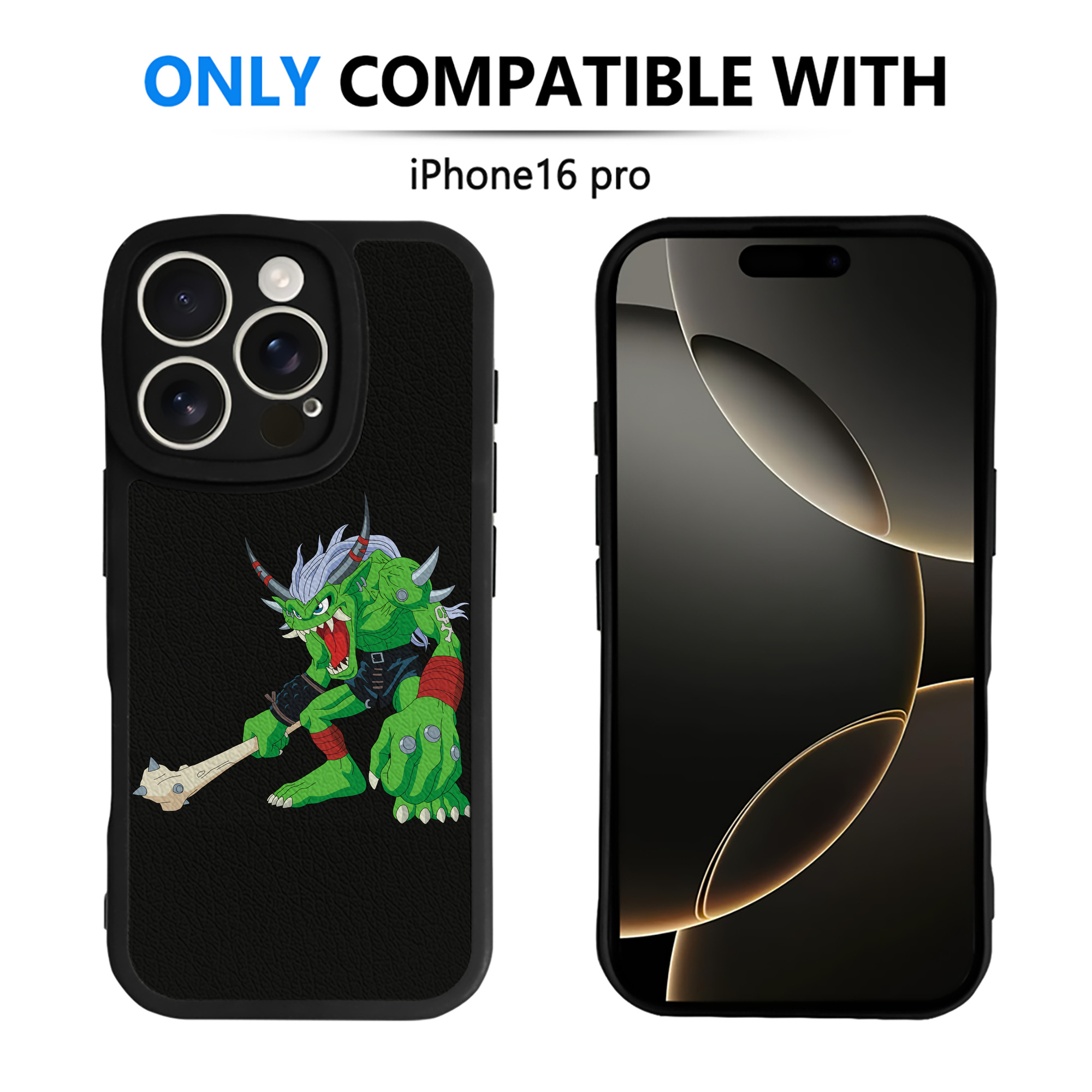 （画像用） Digimon デジタルモンスター/デジモン 【iPhone 16シリーズ対応】シリコンスマホケース（レザー調） 材質：シリコン